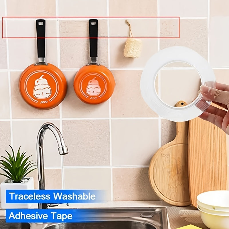 Universal Transparent Nano Tape Washable Reusable Double Sided Tape