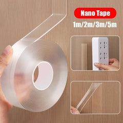 Transparent Nano Tape Washable Gel Reusable Double Sided Tape