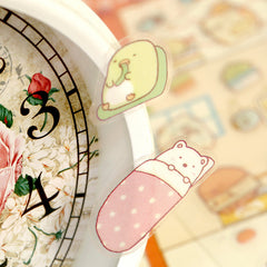 8 Sheets Even Hair Stationery Japanese Flat Stickers