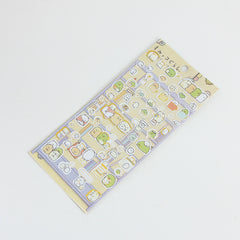 8 Sheets Even Hair Stationery Japanese Flat Stickers