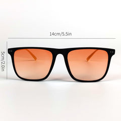 Hip Hop Punk Orange Red Sunglasses For Outdoor Sports Cycling