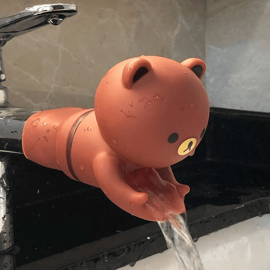 2pcs Cartoon Faucet Extender for Toddlers - Bathroom Sink Spout Wash