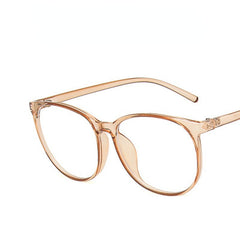Light Blocking Round Glasses Frames Transparent Optical Eyewear