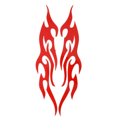 Flame Car Sticker Set for Bumper Hood Rearview Mirror Head Cover Scratches
