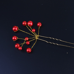 Faux Pearl Hairpin U Shaped Hairpin Head Jewelry Hair Accessories