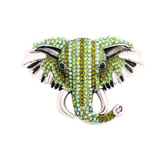 Elephant Rhinestone Brooch Pin Men's Accessory
