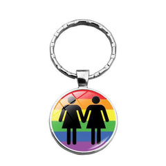 Rainbow Keychain LGBT Pride Month Key Ring Bag Accessory