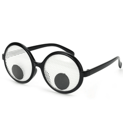 Men's Eyeball Round Frame Funny Birthday Party Glasses