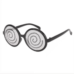Men's Eyeball Round Frame Funny Birthday Party Glasses
