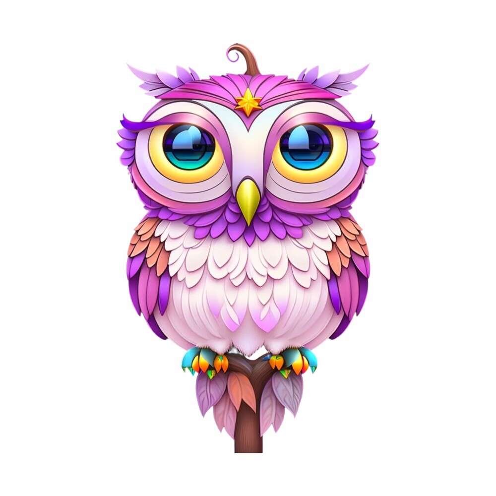 Owl Heat Transfer Stickers Iron On Patches For Men DIY Clothes T Shirt Decoratio