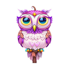 Owl Heat Transfer Stickers Iron On Patches For Men DIY Clothes T Shirt Decoratio