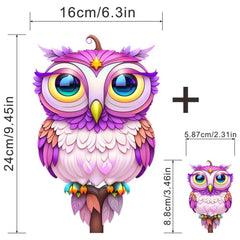 Owl Heat Transfer Stickers Iron On Patches For Men DIY Clothes T Shirt Decoratio