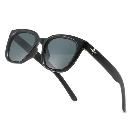 Square Sunglasses Star Decor Anti Glare UV400