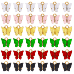 Colorful Butterfly Pendant DIY Jewelry Personality Accessory