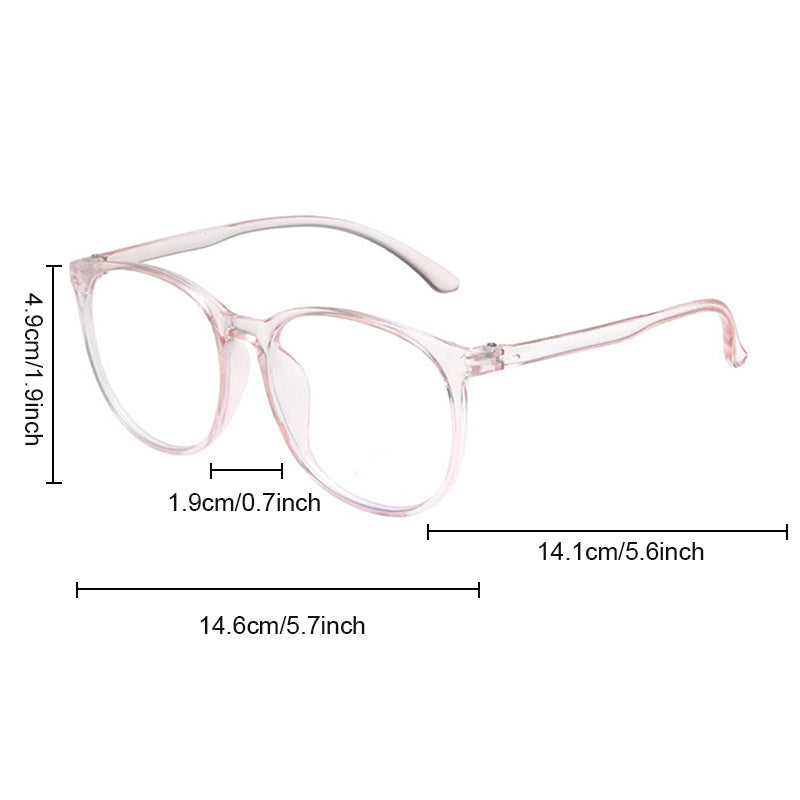 Square Anti Light Glasses Lightweight Clear Lens Glasses
