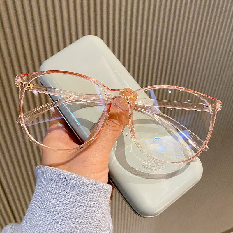 Square Anti Light Glasses Lightweight Clear Lens Glasses