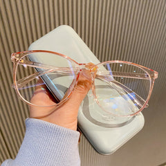Square Anti Light Glasses Lightweight Clear Lens Glasses