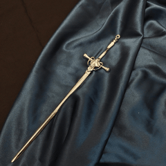 Punk Metal Sword Hairpin Chinese Style Hair Sticks For Women