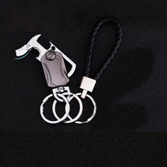 Anti-lost Car Key Chain with Fidget Spinner & Bottle Opener