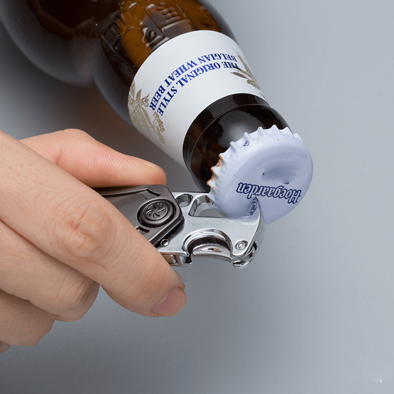 Anti-lost Car Key Chain with Fidget Spinner & Bottle Opener