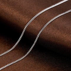 925 Sterling Silver Necklace Chain Minimalist Style