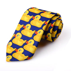 Funny Yellow Duck Tie Groomsmen Formal Dress Gift