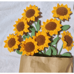 Handmade Sunflower Decor Enhances Home Aesthetics