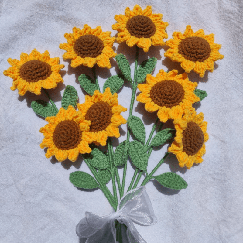 Handmade Sunflower Decor Enhances Home Aesthetics