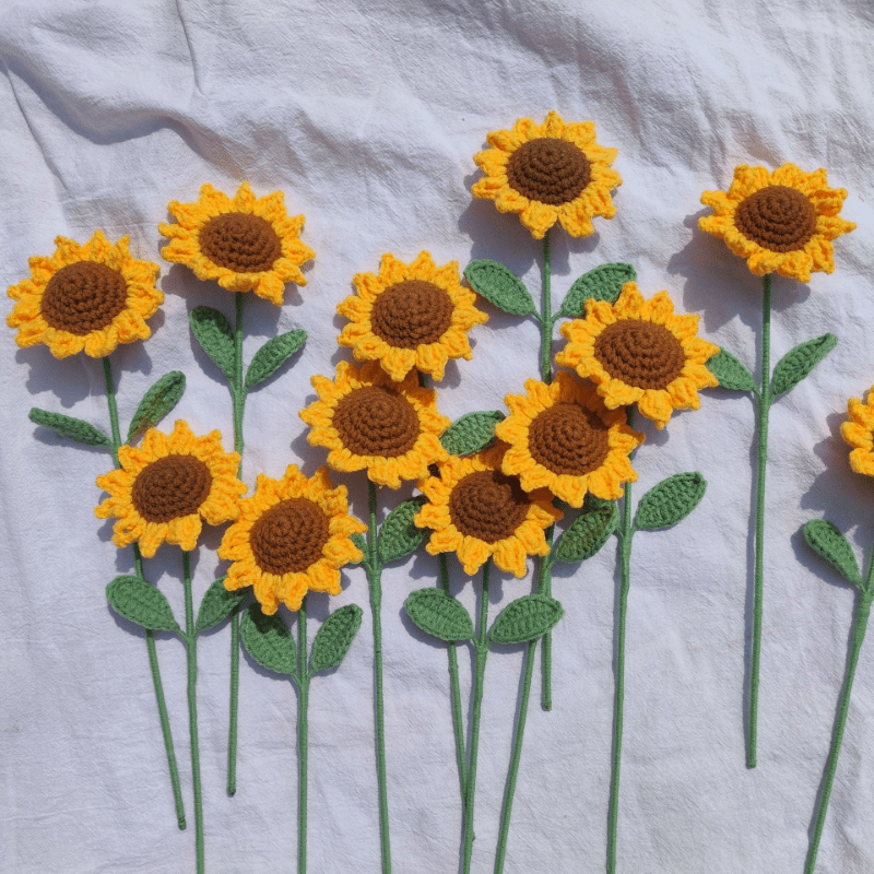 Handmade Sunflower Decor Enhances Home Aesthetics