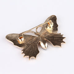 Vintage Antique Enamel Insect Butterfly Cicada Pin Brooch