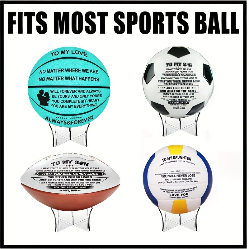 Acrylic Ball Display Stand for Sports Balls - Showcase your favorite balls