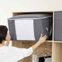 Large Capacity Zipper Storage Box Clothes Container