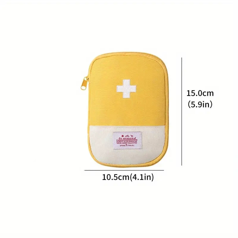 Mini Medicine Storage Bag Zipper Mesh Emergency Carry-On Travel Household Bag
