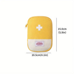 Mini Medicine Storage Bag Zipper Mesh Emergency Carry-On Travel Household Bag