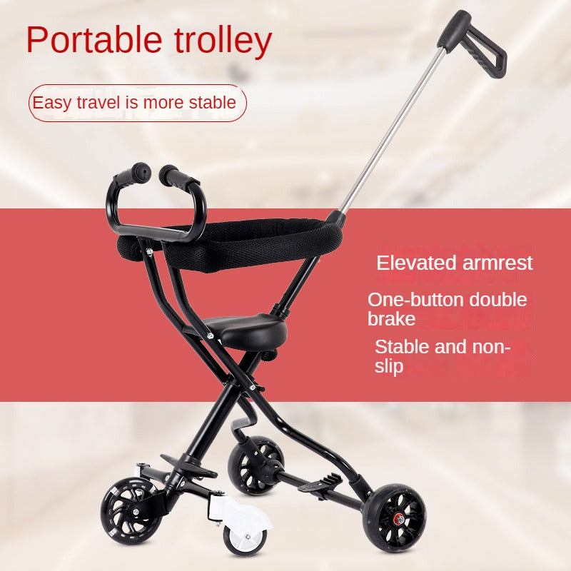 Lightweight Foldable Baby Stroller for 1-5 Years Old