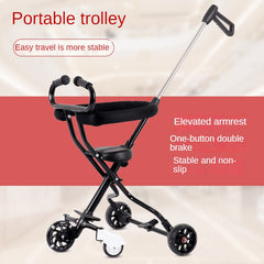 Lightweight Foldable Baby Stroller for 1-5 Years Old