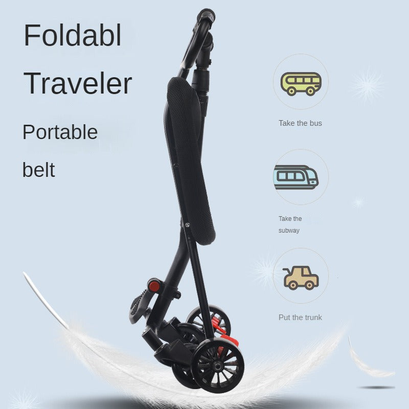 Lightweight Foldable Baby Stroller for 1-5 Years Old