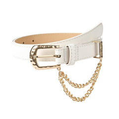 Chain Tassel Pin Buckle Belt for Women