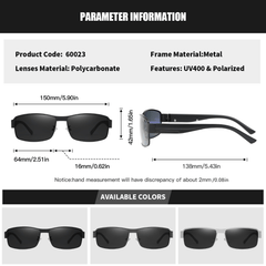 RoyalHot Metal Polarized Driving Sunglasses