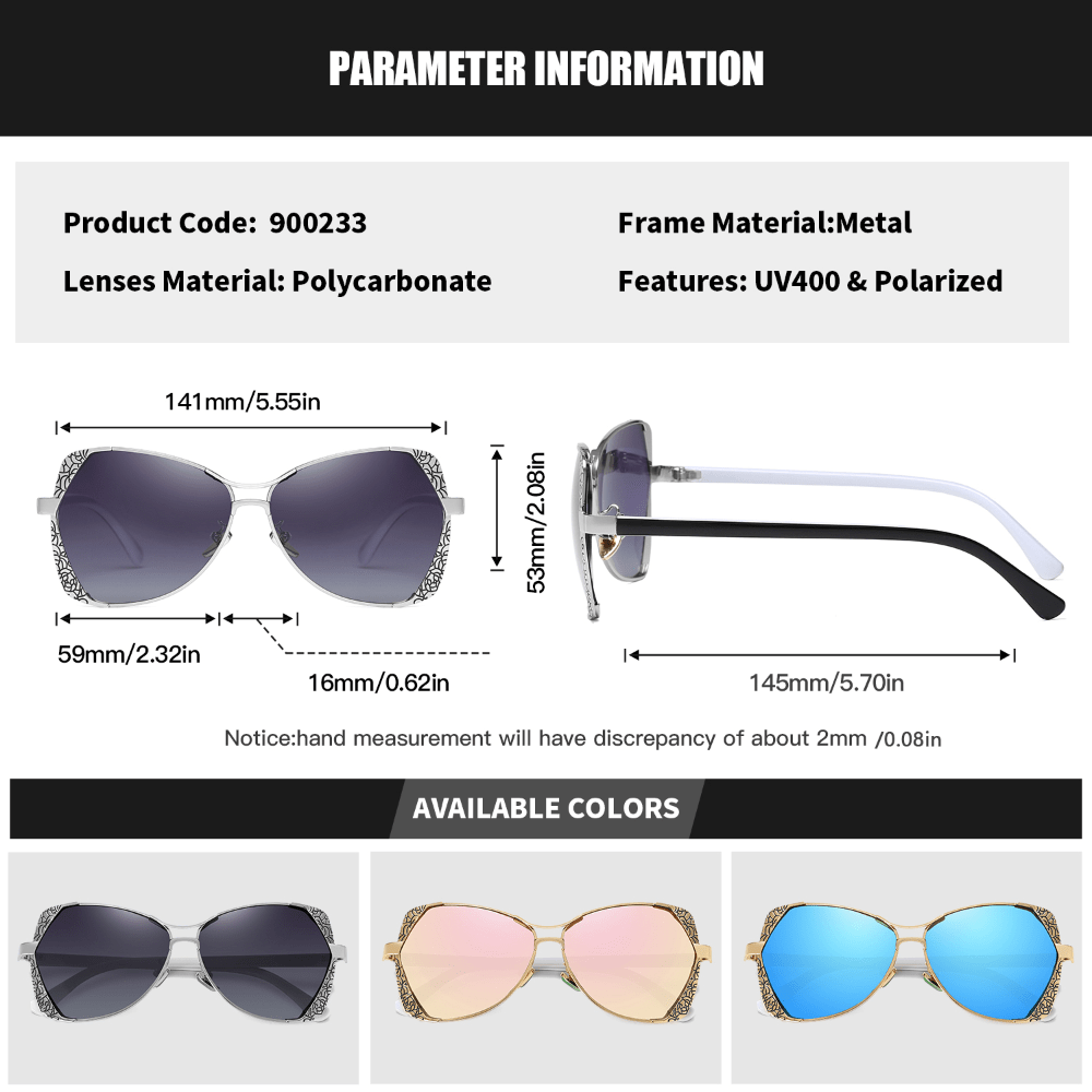RoyalHot Men's Polarized Driving Sunglasses with Glasses Box