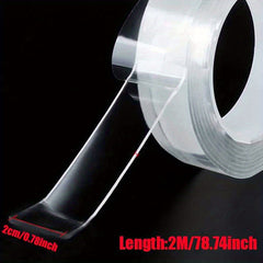 Transparent Nano Tape Removable Adhesive Double Sided Universal Disks Glue