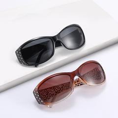 Men's Polarized Night Vision Glasses with Faux Diamond + Cases