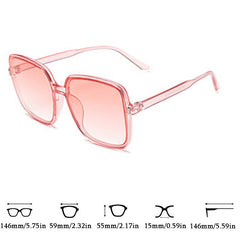 Square Sunglasses Anti Glare Gradient Glasses UV400