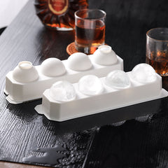 Round Ice Cube Trays Ice Ball Cube Mold Trays for Home
