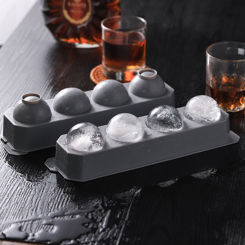 Round Ice Cube Trays Ice Ball Cube Mold Trays for Home