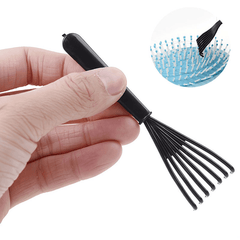 Hair Brush Cleaner Tool Hairbrush Cleaning Rake Hair Dirt Remove Comb