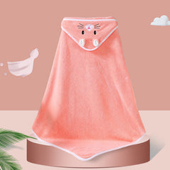Baby Hooded Bath Towel Coral Fleece Newborn Blanket