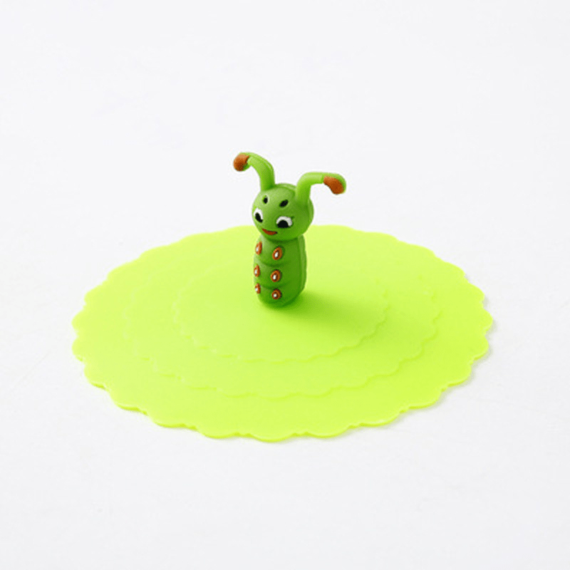 Cartoon Silicone Cup Lids - Prevent Leakage & Dust - Sealed Cup Lids