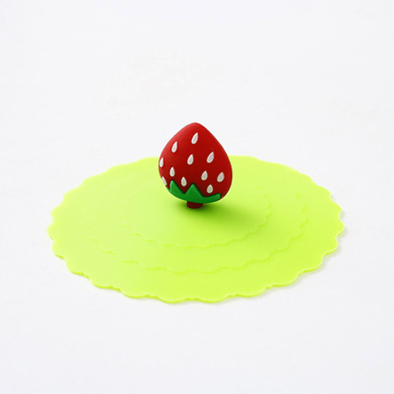 Cartoon Silicone Cup Lids - Prevent Leakage & Dust - Sealed Cup Lids