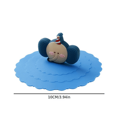 Cartoon Silicone Cup Lids - Prevent Leakage & Dust - Sealed Cup Lids